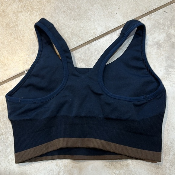 COS Sustainable Navy Seamless Sports Bra XS - Picture 5 of 6